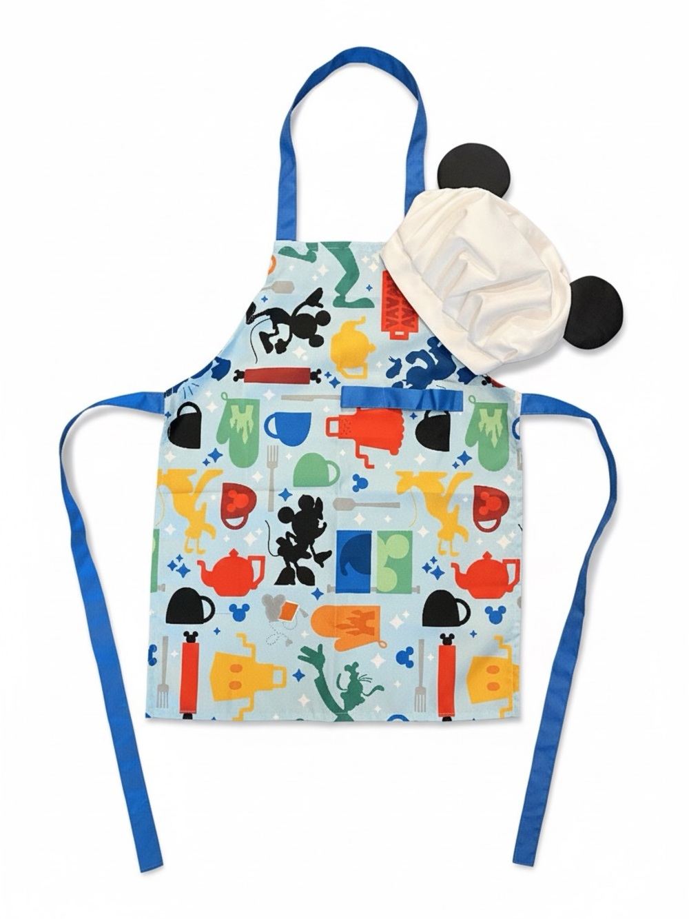 Kids Disney Apron and Mickey Chef Hat